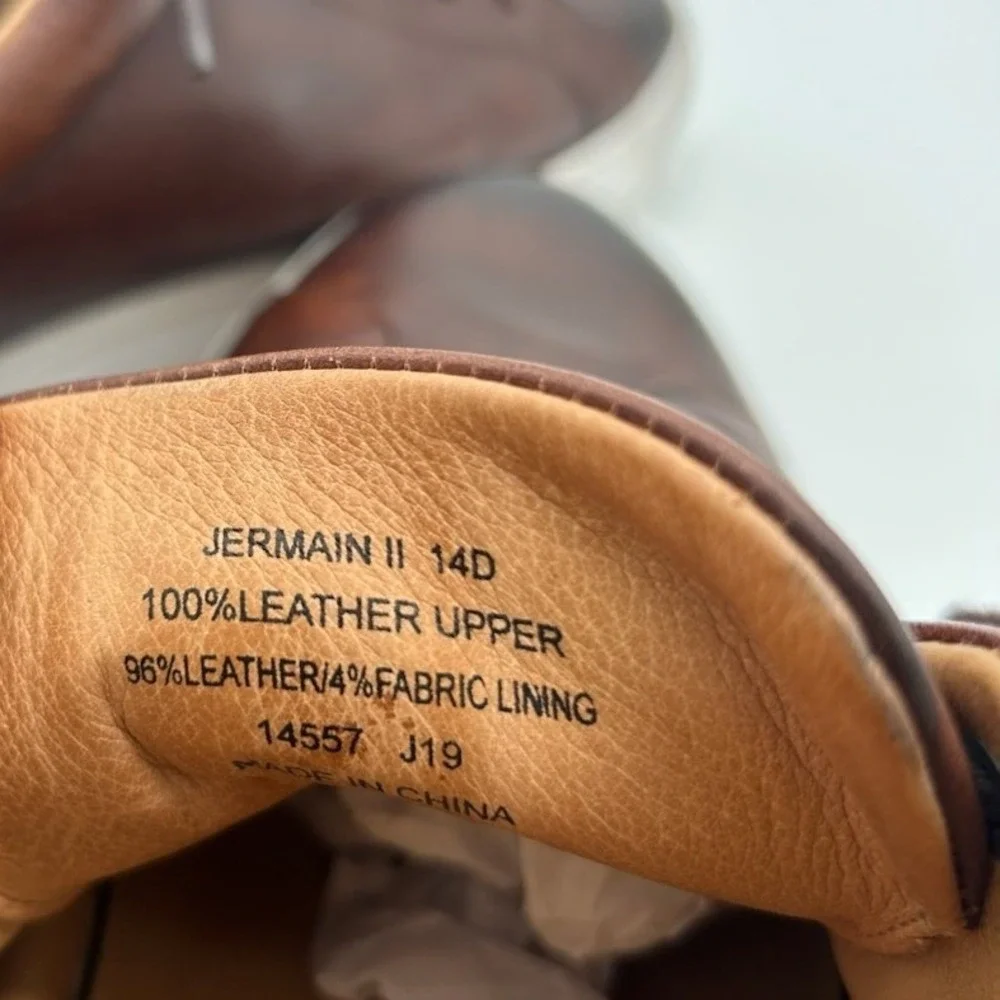 Polo Ralph Lauren Men's Size 14D Jermain II Leather Shoes Sneakers Brown Loafers